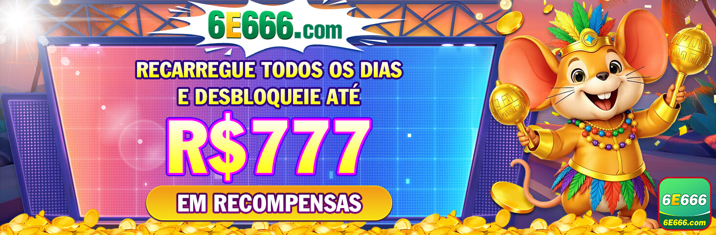 RECARREGUE TODOS OS DIAS E DESBLOQUEIE ATE R$777 EM RECOMPENSAS