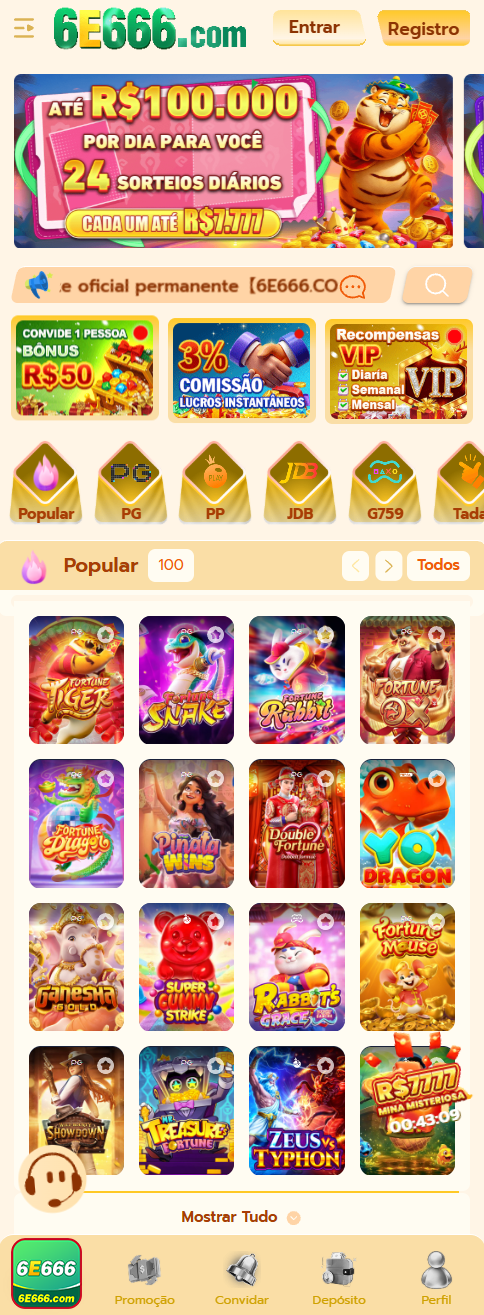 6e666.com App Leve Cassino Completo Smartphone Brasil